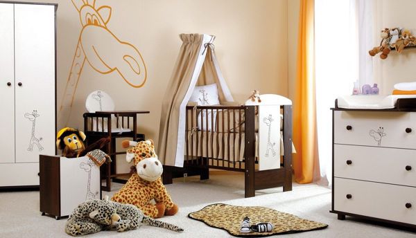 Kounia Klups Giraffe 120x60, lefko/kafe