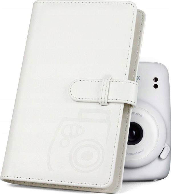 LoveInstant Άλμπουμ Φωτογραφιών για Fujifilm Instax Mini, Χωρητικότητα 96 Φωτογραφιών, Λευκό