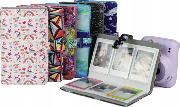 LoveInstant Άλμπουμ Φωτογραφιών για Fujifilm Instax Mini, Χωρητικότητα 96 Φωτογραφιών, Λευκό