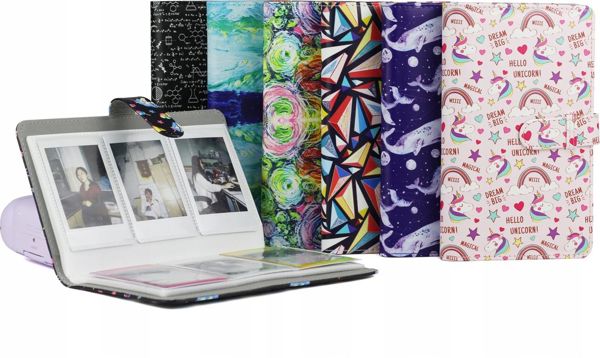 LoveInstant Άλμπουμ Φωτογραφιών για Fujifilm Instax Mini, Χωρητικότητα 96 Φωτογραφιών, Λευκό