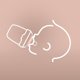 Lovi LOVI feeding bottle Mammafeel, 150 ml, 21/595