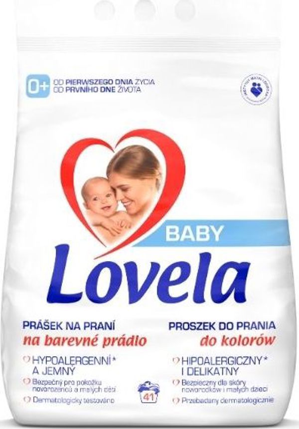 Lovela Baby Υποαλλεργικό Απορρυπαντικό σε Σκόνη για Χρωματιστά Ρούχα, 4,1 kg