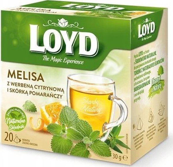 LOYD Τσάι MELISA με Βερβένα και Φλούδα Πορτοκαλιού σε πυραμίδες
