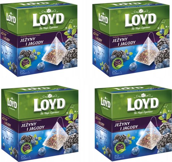 LOYD LOYD Τσάι Βατόμουρο και Βύσσινο 80 πυραμίδες