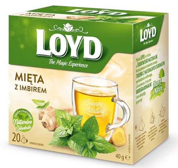 LOYD Τσάι Μέτας με Τζίντζερ 20 πυραμίδες