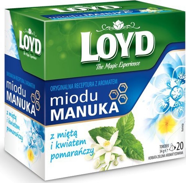 LOYD Τσάι Μέλι Manuka με Μέντα και Άνθη Πορτοκαλιάς σε Πυραμίδες