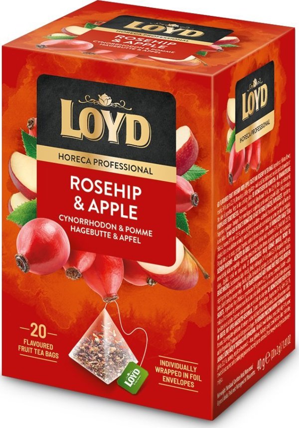 Loyd Τσάι Professional Άγριο τριαντάφυλλο και μήλο - 20 φακελάκια