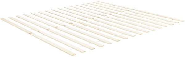 Κρεβάτι Ξύλινο VANNES 180 x 200 cm Ανοιχτό Καφέ