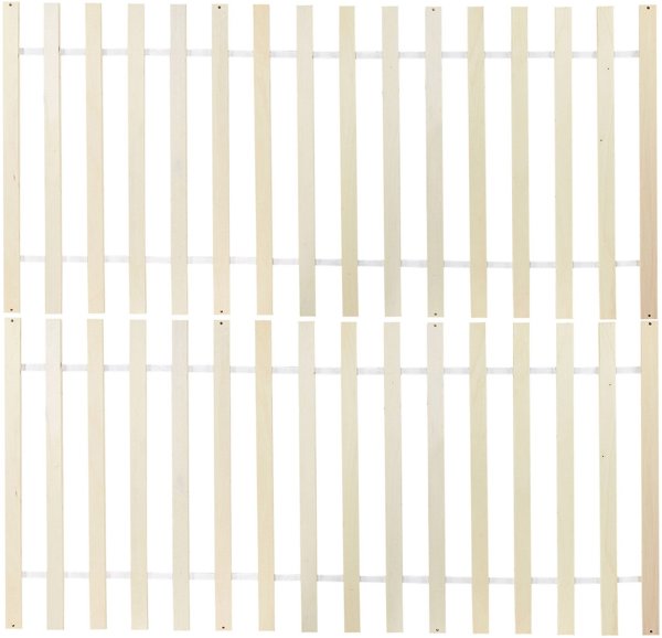 Κρεβάτι Ξύλινο VANNES 180 x 200 cm Ανοιχτό Καφέ