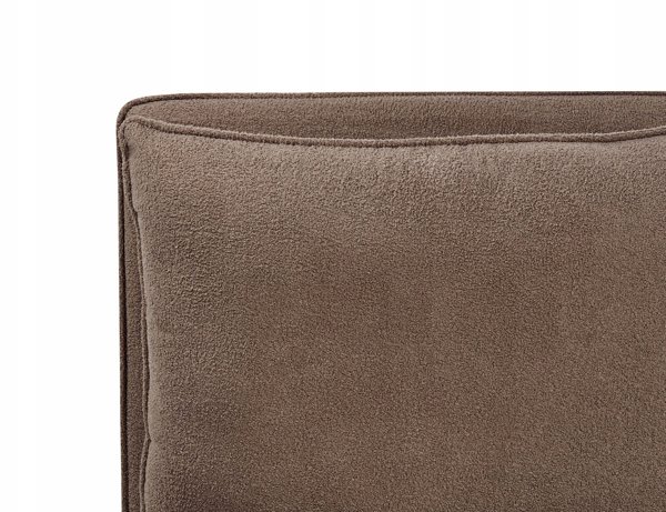 Κρεβάτι με αποθηκευτικό χώρο Boucle BAJONNA 160 x 200 εκ. Μπεζ-γκρί
