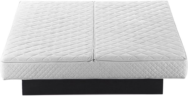 Υδρομασάζ Κρεβάτι Boucle LAVAUR 160 x 200 cm, Μπεζ-Γκρι