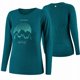Γυναικεία μπλούζα με μακρύ μανίκι OUTDOOR WOOL PRO πράσινο S - ΓΚΟΡΥ 13