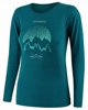 Γυναικεία μπλούζα με μακρύ μανίκι OUTDOOR WOOL PRO πράσινο S - ΓΚΟΡΥ 13