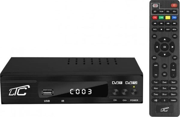 LTC ΔΕΚΤΗΣ DVB-T2 LXDVB507 με τηλεχειριστήριο