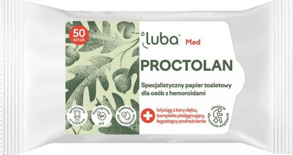 Luba LUBA_Med Protectolan εξειδικευμένο χαρτί υγείας για άτομα με αιμορροΐδες 50 τμχ 9858894 5903968221058