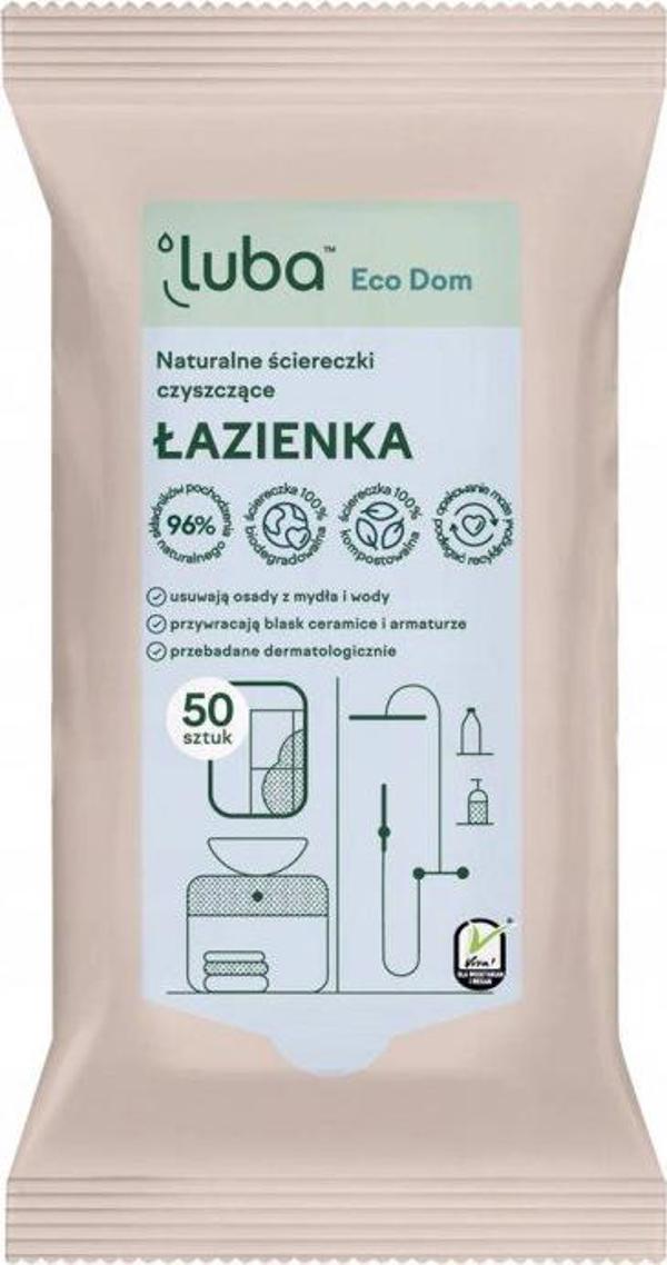 Luba LUBA_Eco Φυσικά πανιά καθαρισμού σπιτιού Μπάνιο 50 τεμ 9858893 5903968220976