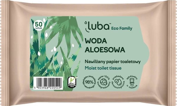 Luba Eco Family εμποτισμένο χαρτί υγείας με νερό αλόης 50 τμχ. 13872784 5903968220549