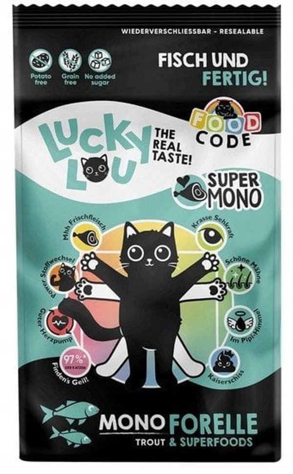 Lucky Lou Τροφή Κωδικός Μόνο Πέστροφα 750g