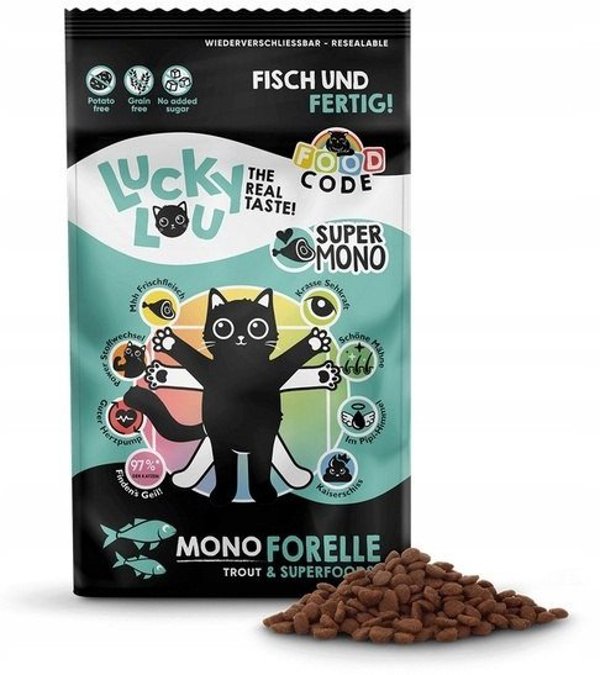 Lucky Lou Τροφή Κωδικός Μόνο Πέστροφα 750g