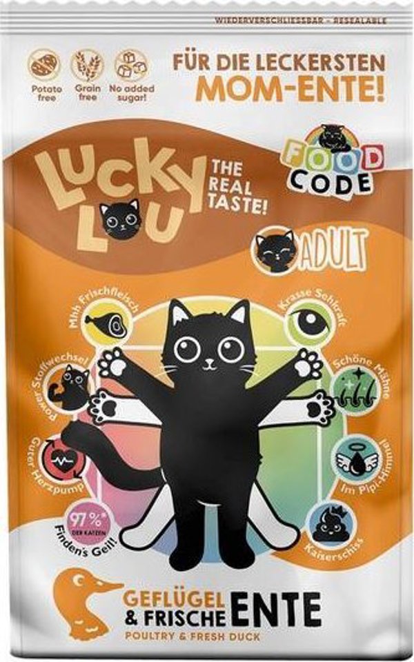 Lucky Lou Lucky Lou Karma Για Γάτες Πουλερικά Πάπια 750g