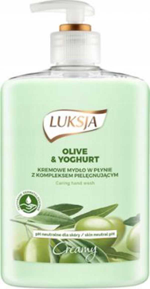 Luksja Υγρό Σαπούνι Χεριών Creme Ελιά & Γιαούρτι, Ενυδατικό, 500ml