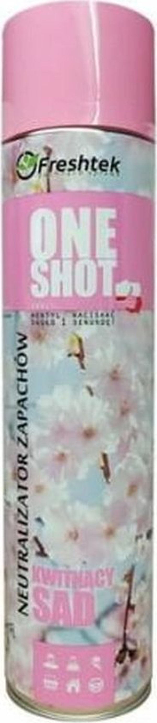 Freshtek One Shot Ουδετεροποιητής Οσμών, Άρωμα Ανθισμένος Κήπος, 600ml