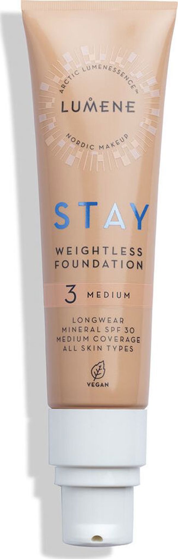 Lumene Lumene STAY SPF30 μακράς διάρκειας MAKEUP ΓΙΑ ΤΟ ΠΡΟΣΩΠΟ 3 Medium