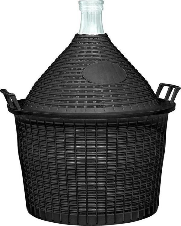 Μπαλόνι Για Κρασί 10l Σε Πλαστικό Καλάθι (644010)!