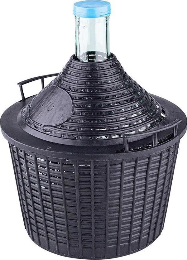 Μπαλόνι Για Κρασί 10l Σε Πλαστικό Καλάθι (644010)!