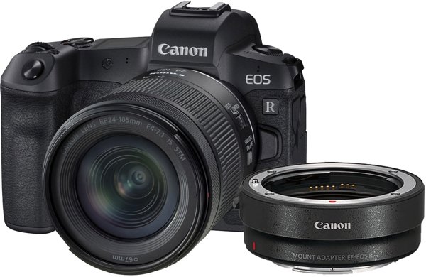 Φωτογραφική μηχανή Canon Canon EOS R + RF 24-105mm F4-7.1 IS STM + Mount Adapter EF-EOS R