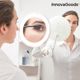 Καλλυντικός καθρέφτης InnovaGoods Μεγεθυντικός καθρέφτης LED με εύκαμπτο βραχίονα και βεντούζα 8243280 8435527814786