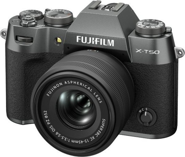 Φωτογραφική μηχανή FUJIFILM FUJIFILM X-T50/XC15-45mmF3.5-5.6 OIS PZ Charcoal Silver