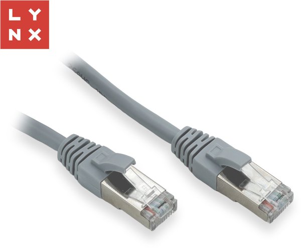 Lynx CS Καλώδιο Δικτύου FTP Cat5e, CCA, 0.5m, Γκρι, 10 Τεμάχια