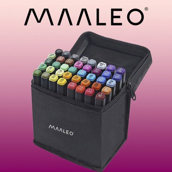 Maaleo ΔΙΠΛΗΣ ΟΨΗΣ ΜΑΡΚΕΡ/ΣΤΥΛΟ - 40 ΤΕΜ. MAALEO 24102
