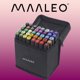 Maaleo ΔΙΠΛΗΣ ΟΨΗΣ ΜΑΡΚΕΡ/ΣΤΥΛΟ - 40 ΤΕΜ. MAALEO 24102