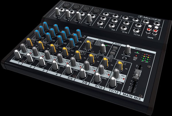 Mackie Mix12FX 12-Καναλιών Συμπαγής Αναλογικός Μίκτης Ήχου με Εφέ