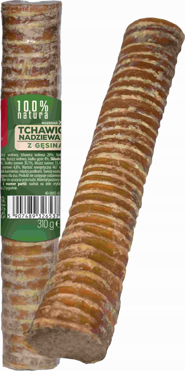 Maced MACED Μεγάλη Τραχεία Γεμιστή με Χήνα 150g για σκύλους