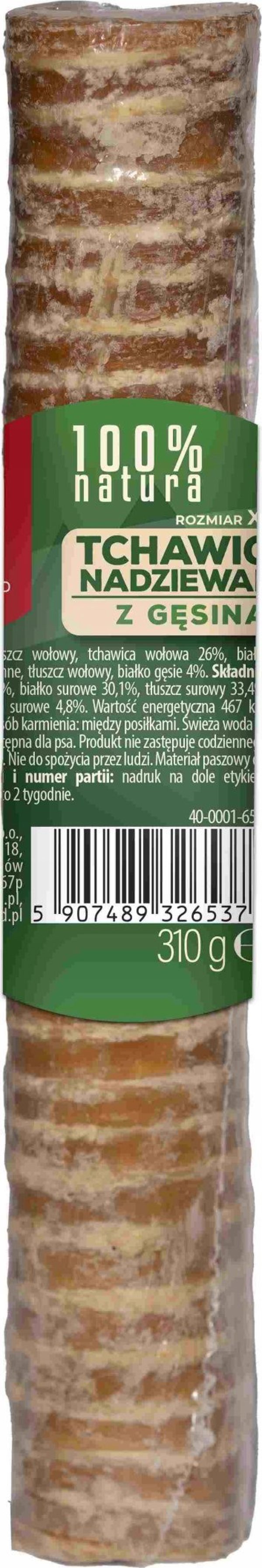 Maced MACED Μεγάλη Τραχεία Γεμιστή με Χήνα 150g για σκύλους