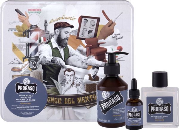 Macadamia PRORASO Azur Lime Beard Wash Hair Σαμπουάν 200ml 8460802 8004395006915