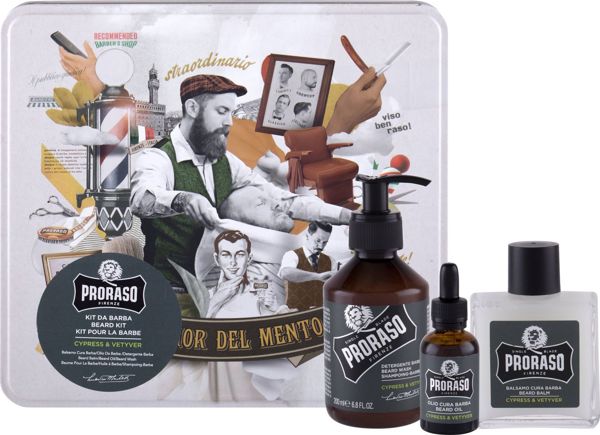 Macadamia PRORASO Cypress & Vetyver Beard Wash Σαμπουάν για τα μαλλιά 200ml