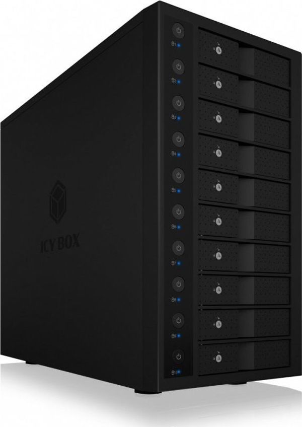 Σύστημα αποθήκευσης Icy Box IcyBox Θήκη IB-3810-C31 10x HDD Single System για 3,5" HDD SATA I/II/III