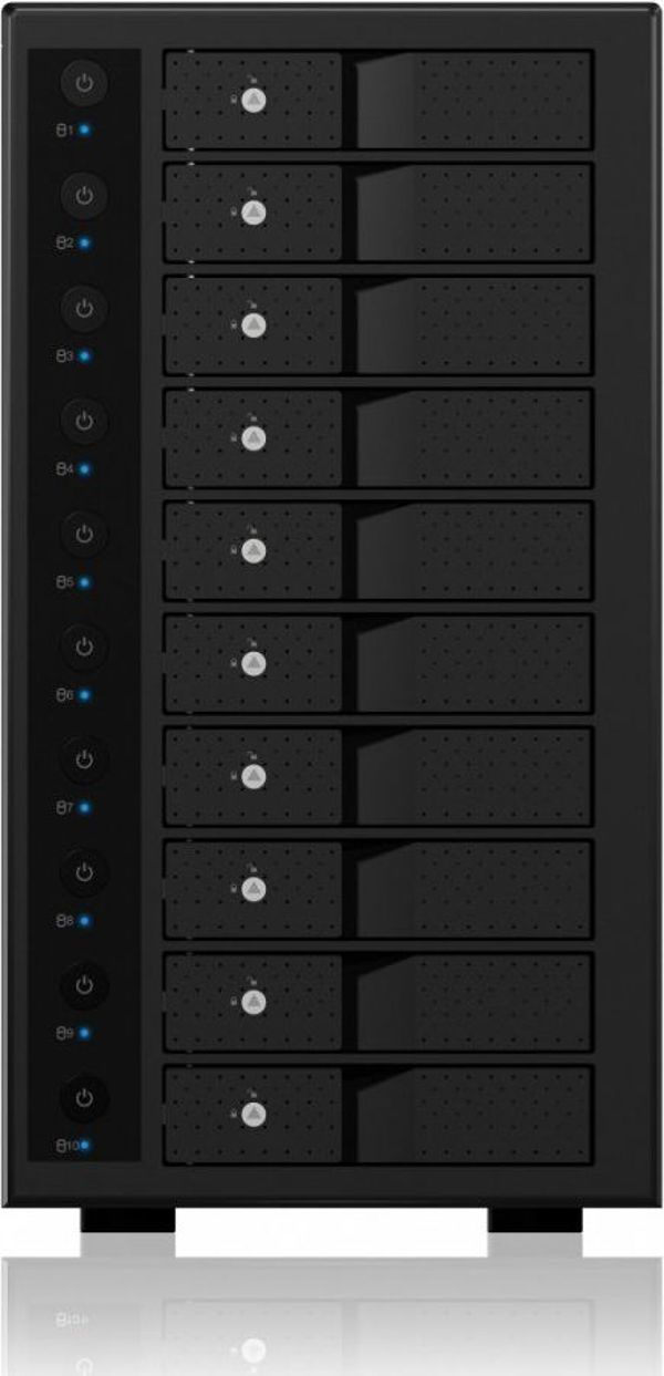 Σύστημα αποθήκευσης Icy Box IcyBox Θήκη IB-3810-C31 10x HDD Single System για 3,5" HDD SATA I/II/III