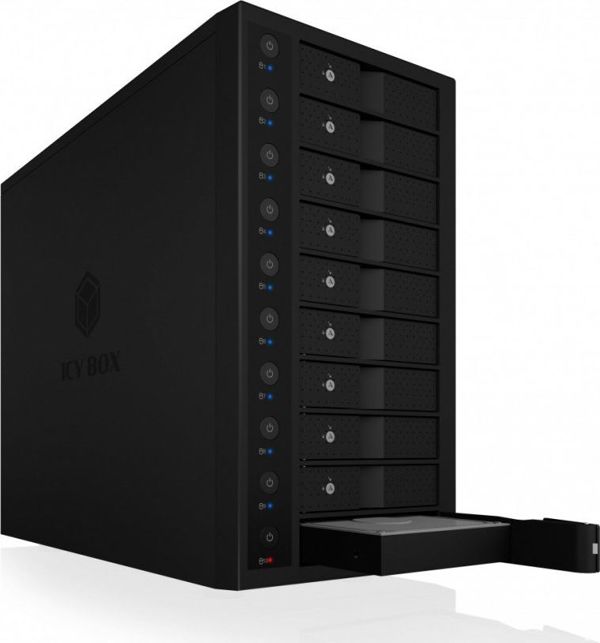 Σύστημα αποθήκευσης Icy Box IcyBox Θήκη IB-3810-C31 10x HDD Single System για 3,5" HDD SATA I/II/III