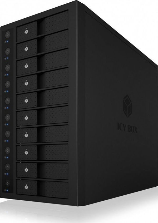 Σύστημα αποθήκευσης Icy Box IcyBox Θήκη IB-3810-C31 10x HDD Single System για 3,5" HDD SATA I/II/III