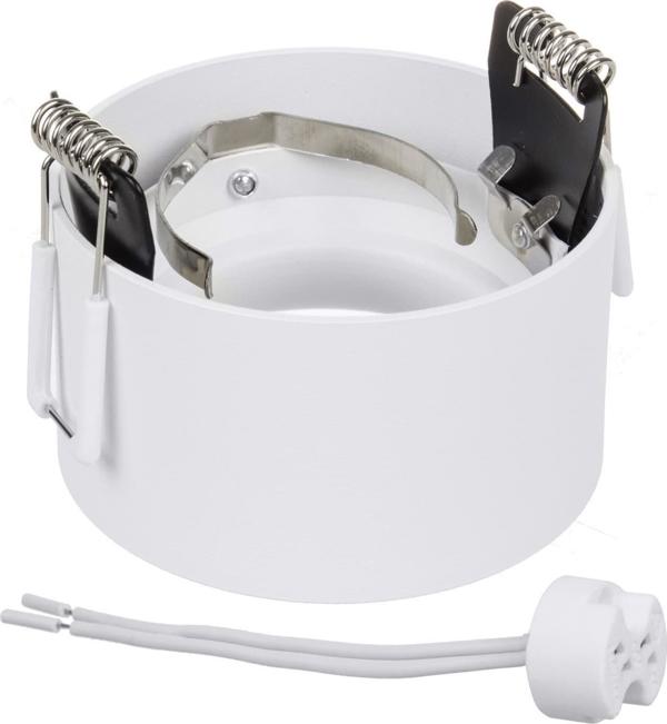 Maclean Υποβρύχιο φωτιστικό / σωλήνας Maclean, σημειακό, στρογγυλό, αλουμινένιο, GU5.3, 70x40mm, λευκό χρώμα, MCE457 W/W