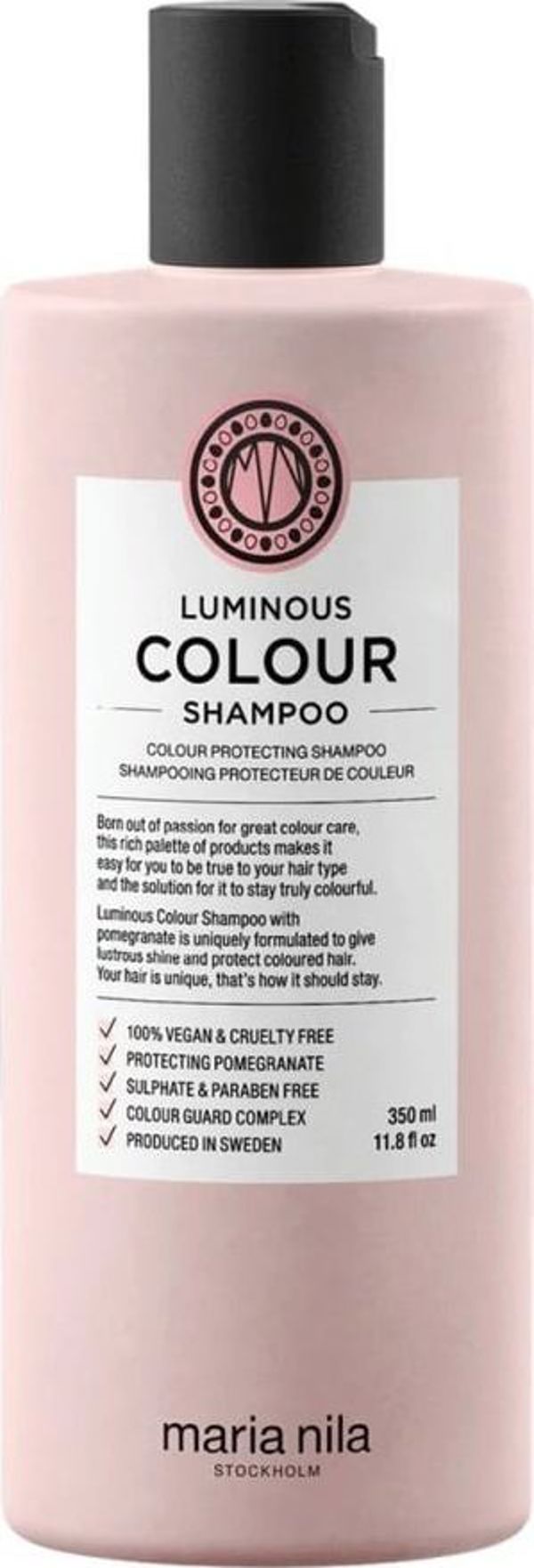 Maria Nila Luminous Colour Σαμπουάν για Βαμμένα Μαλλιά, Ενισχυτικό Χρώματος, 350ml