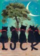 Κάρτα Madame Treacle B6 με Φάκελο, Σχέδιο Black Cats, 11637153