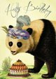 Madame Treacle Κάρτα Γενεθλίων Panda HB213, B6 με Φάκελο, Made in UK