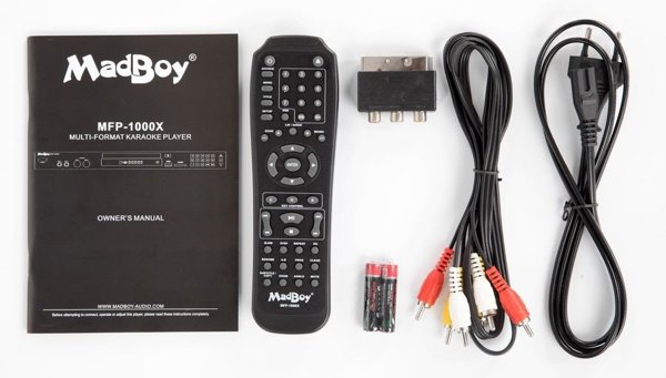 Συσκευή καραόκε MadBoy MFP-1000X + 2 μικρόφωνα