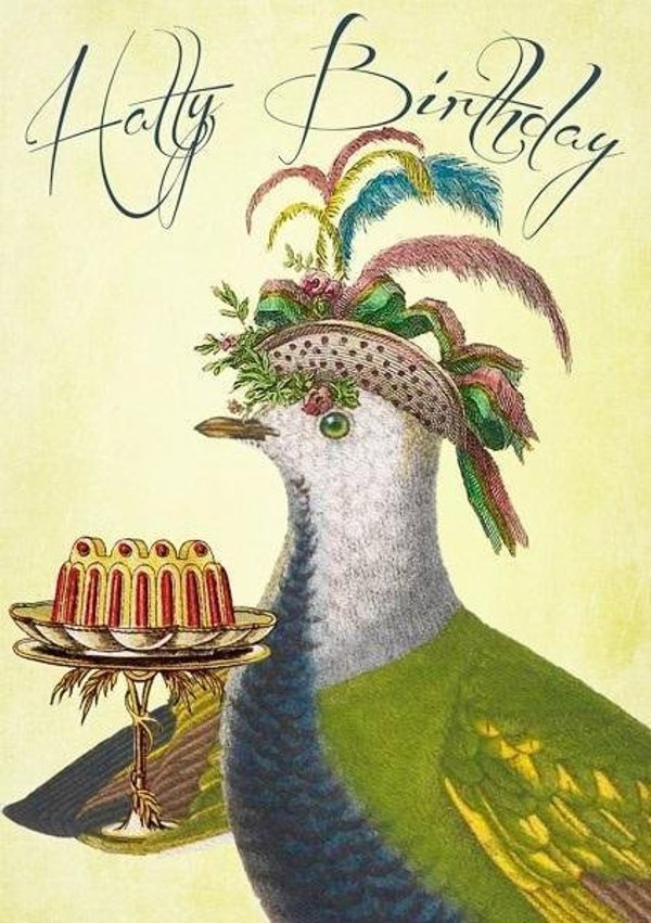 Madame Treacle Καρνέ Γενεθλίων B6 Bird's Birthday με Φάκελο - Χειροποίητη Κάρτα Μεγάλης Βρετανίας